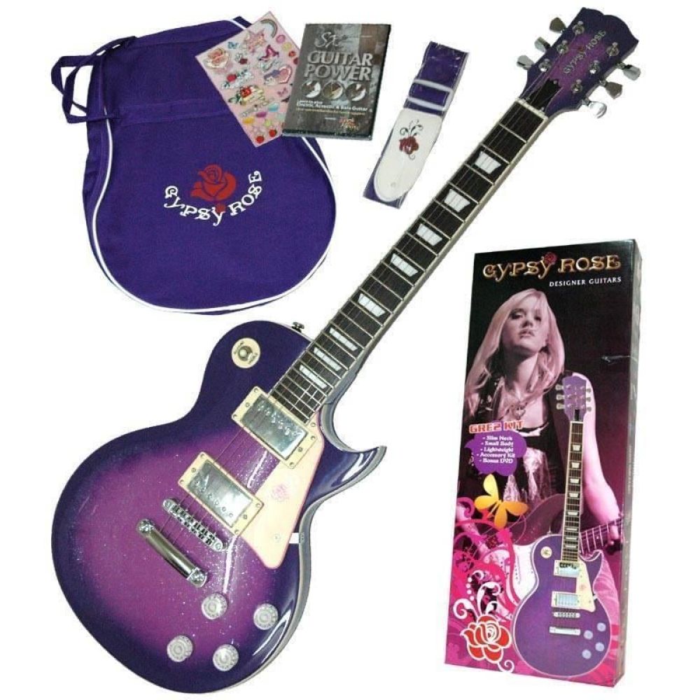 Valencia Gre2kcpp Elektro Gitar Gypsy Rose Set 2