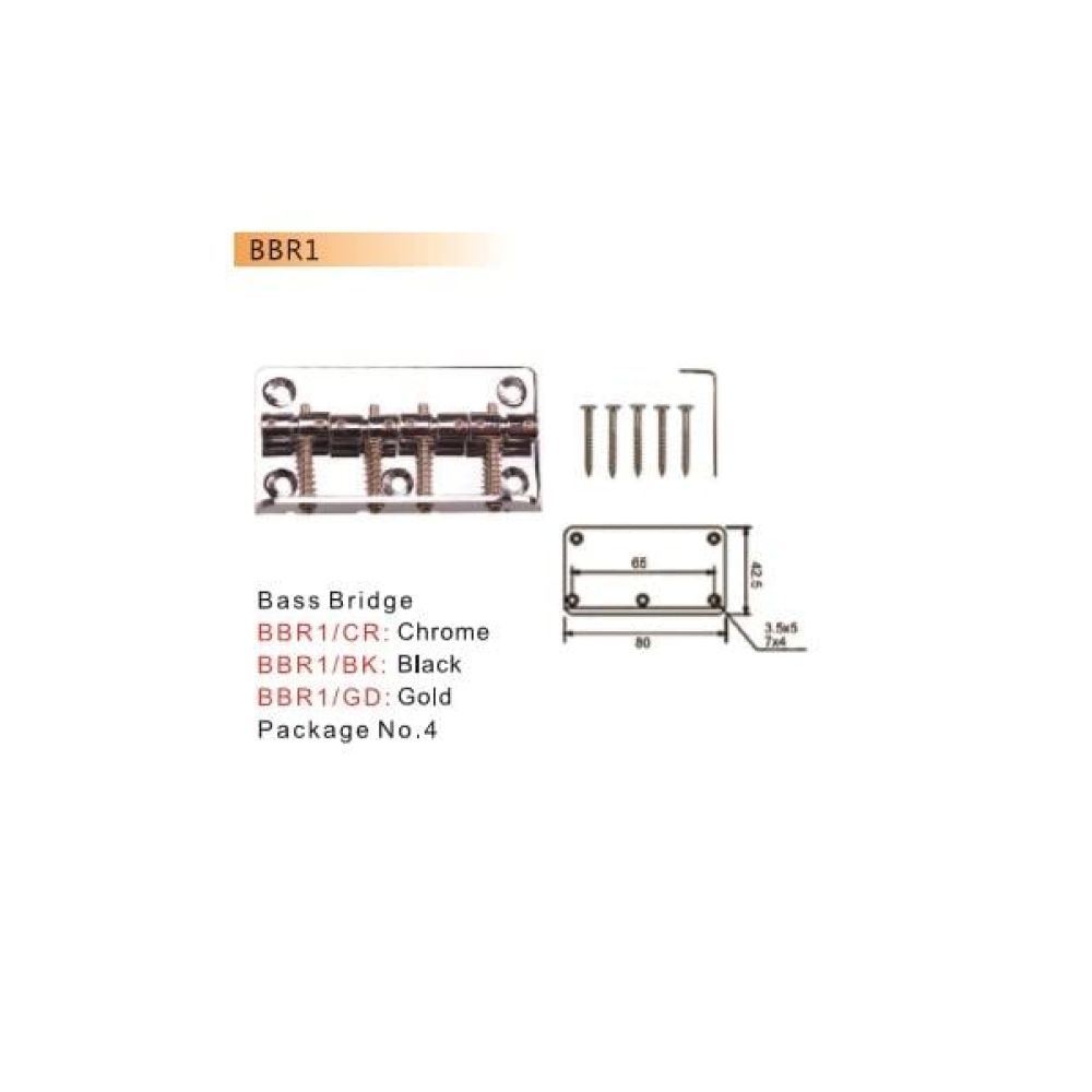 Valencia Bbr1bk Dr.parts Bas Köprü Siyah (80x42.5) 2