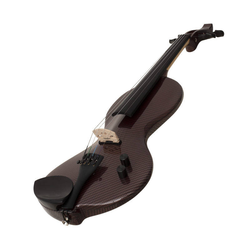 Kinglos CWDS-R1311 Dark Red Carbon Fiber4/4 Elektro Keman 3