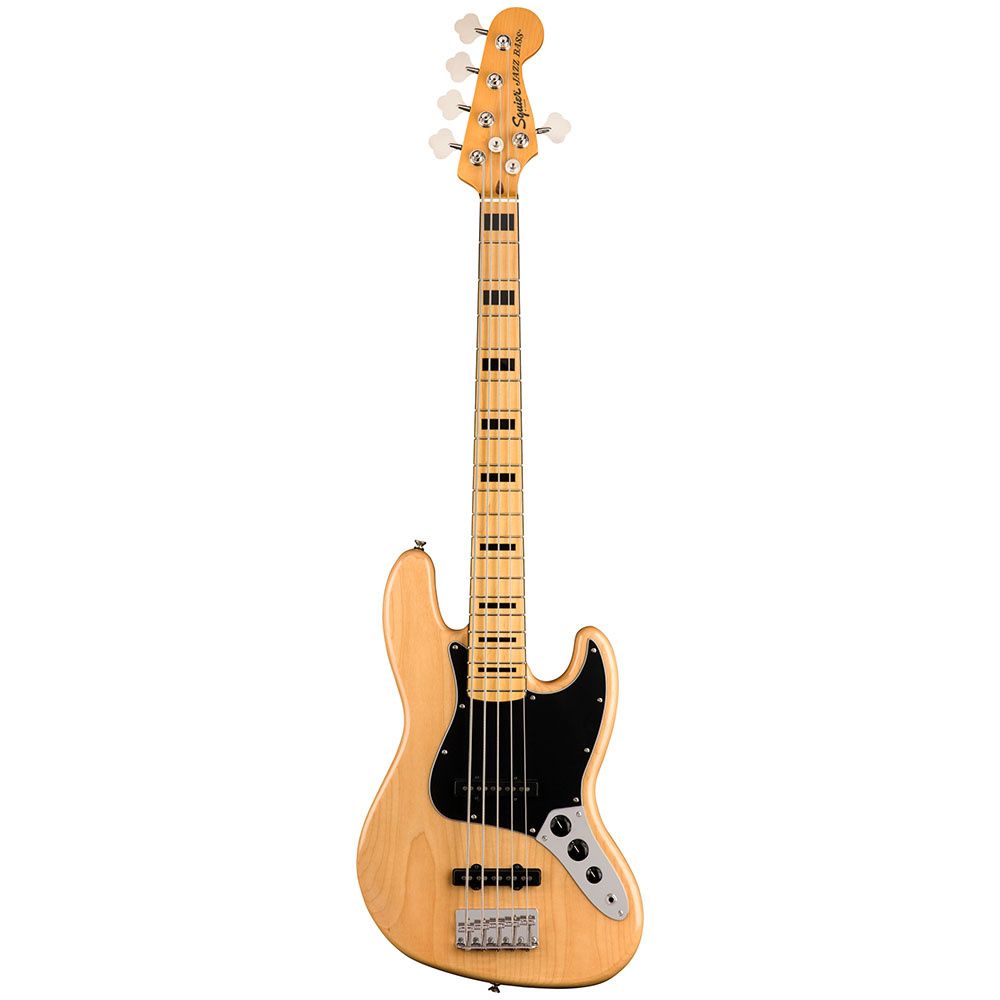 Squier Classic Vibe 70s Jazz Bass V Akçaağaç Klavye Natural 5 Telli Bas Gitar 2