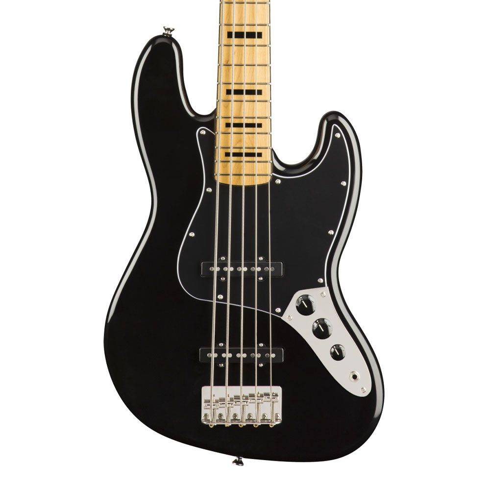 Squier Classic Vibe 70s Jazz Bass V Akçaağaç Klavye Black 5 Telli Bas Gitar 3