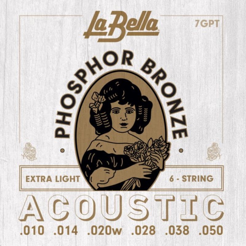 La Bella 7GPT Akustik Gitar Teli (10-50) 3