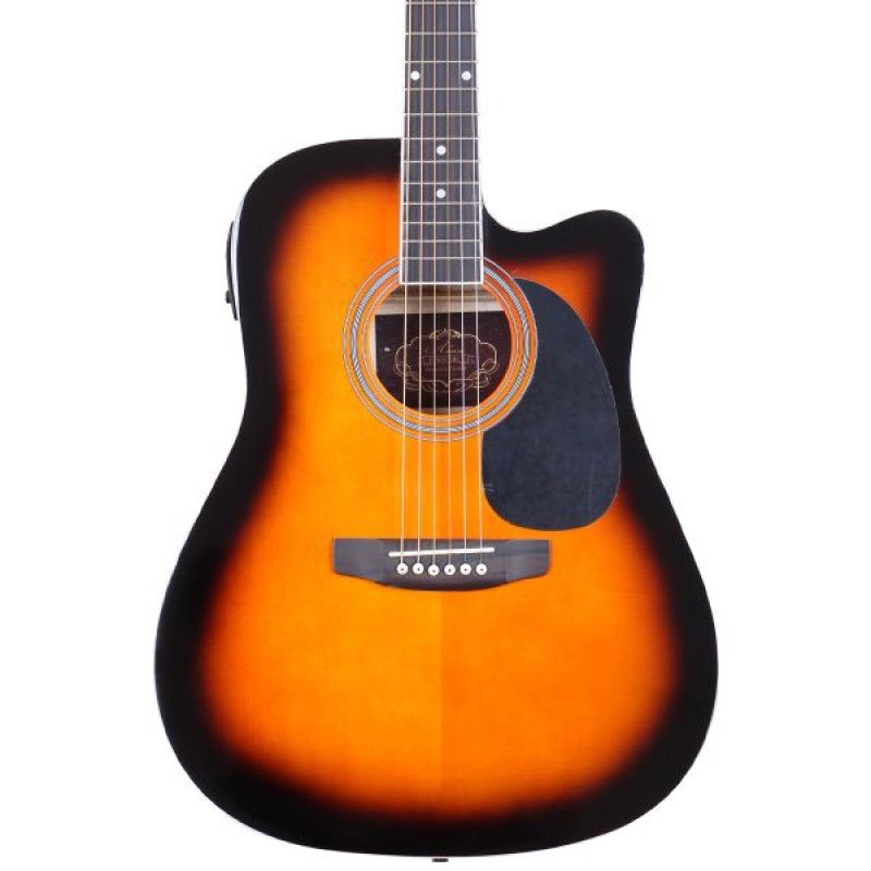Almira F650N-SBC Sunburst Elektro Akustik Gitar 3