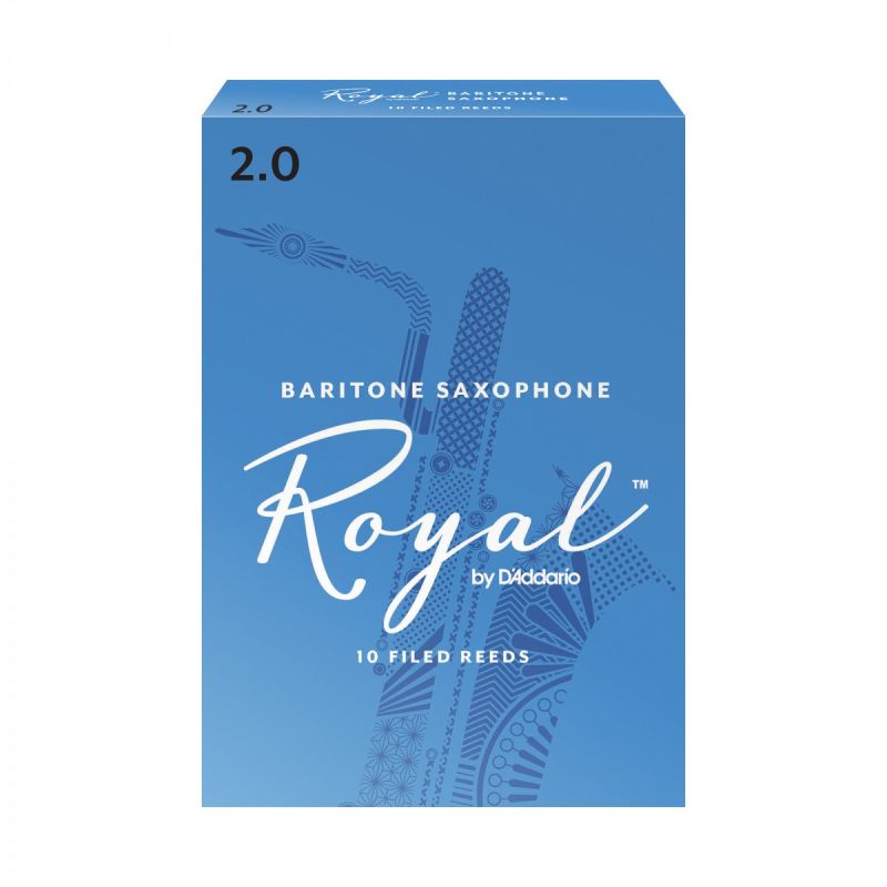 D\'Addario Woodwinds Royal RLB1020 Bariton Saksafon Kamışı No:2 3