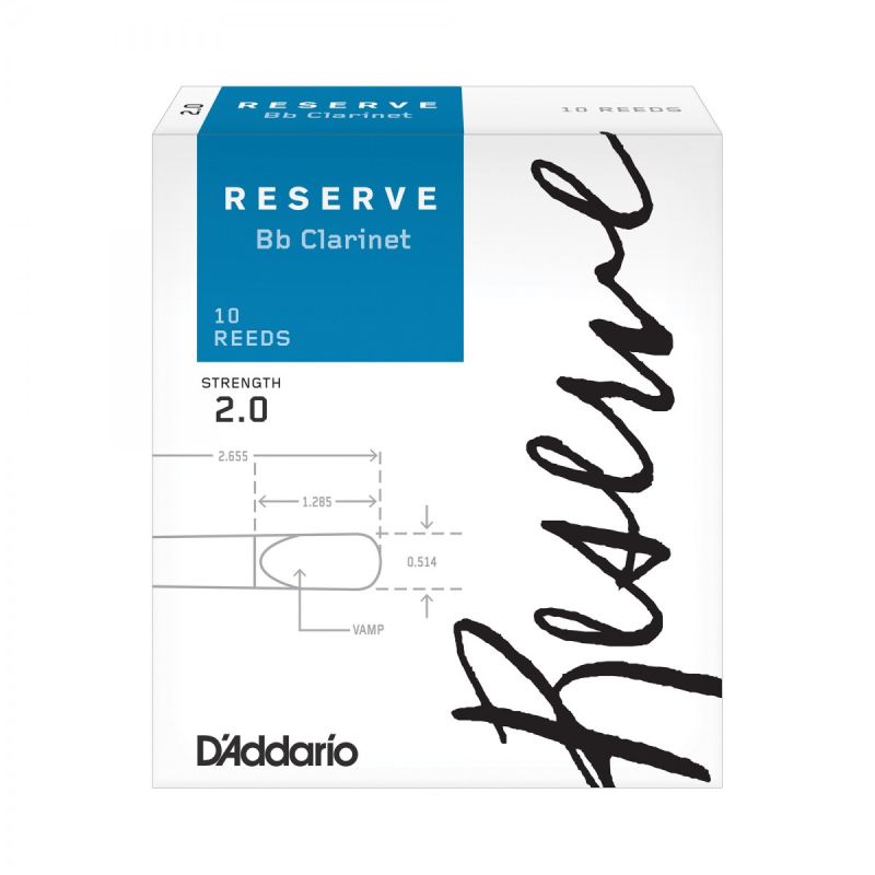 D\'Addario Woodwinds Reserve DCR1020 Sib Klarnet Kamışı No:2 3