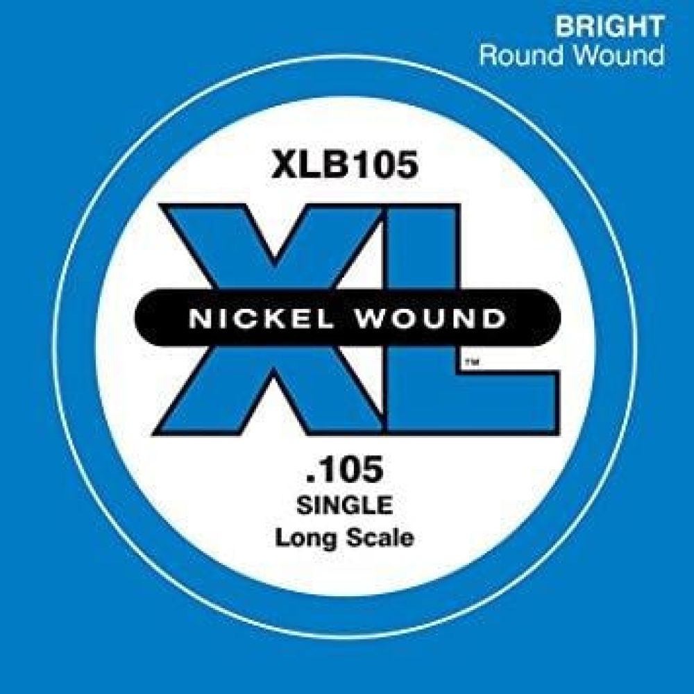 Daddario Xlb105 Bass Tek Tel E (Mi) Xl Nickel Wound 0.105 4