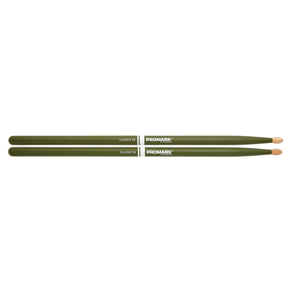Pro-Mark Tx5aw-green Baget 5a Hickory Yeşil Wood Tip 4