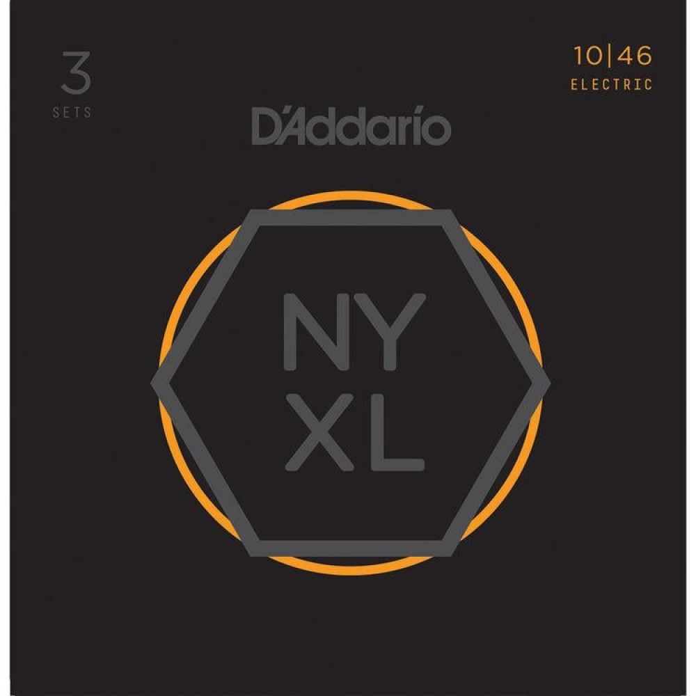 Daddario Nyxl1046-3P Elektro Gitar Tel Seti, 3 Lü Paket, Regular Light 3
