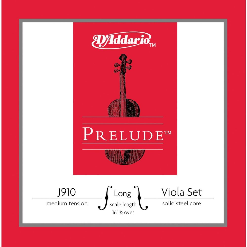 D'Addario J910LM Viola Tel Seti, Prelude, Long Scale (16 3