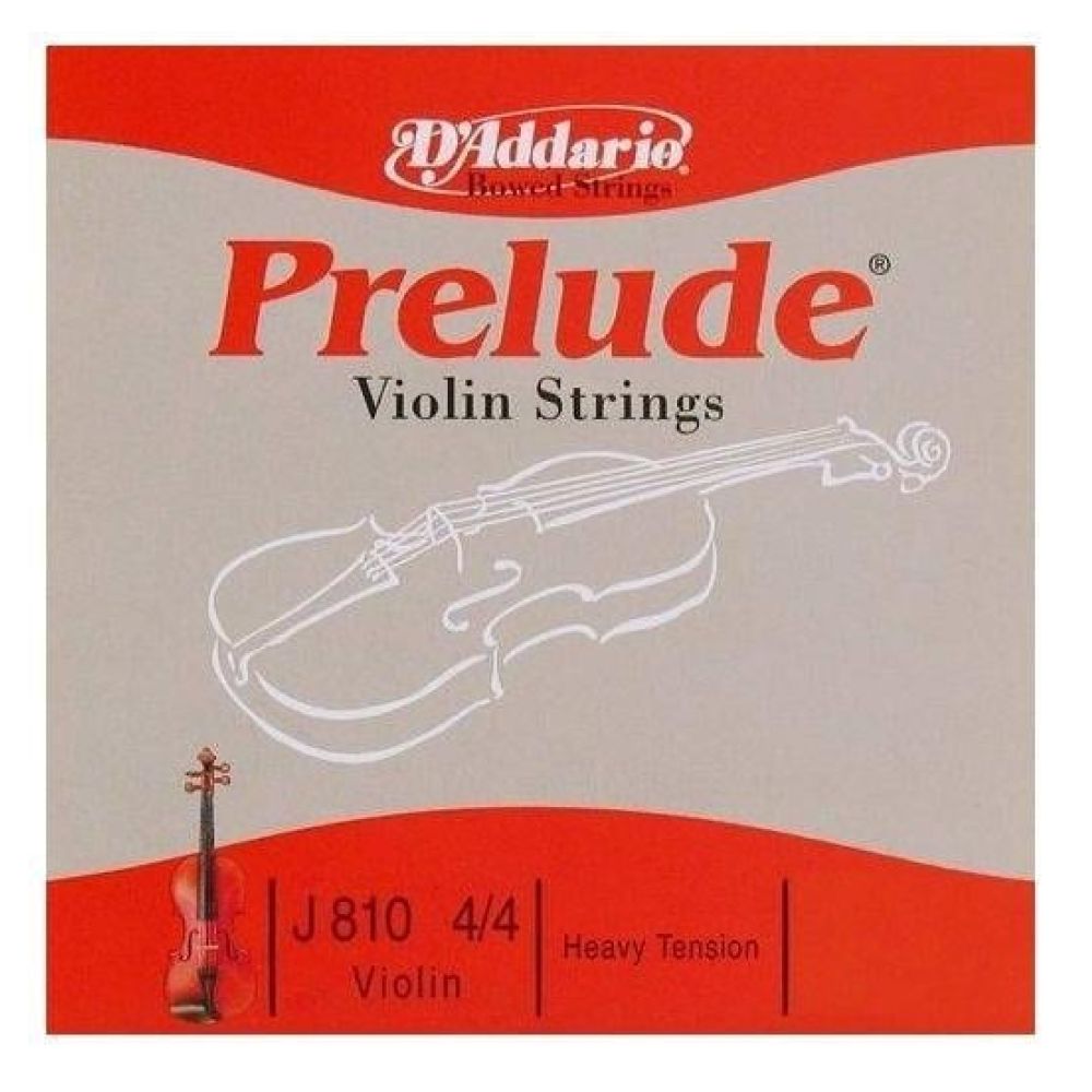 Daddario J81044HB10 Keman Tel Seti, Prelude, 4/4, 10 Setlik Paket, Heavy 3