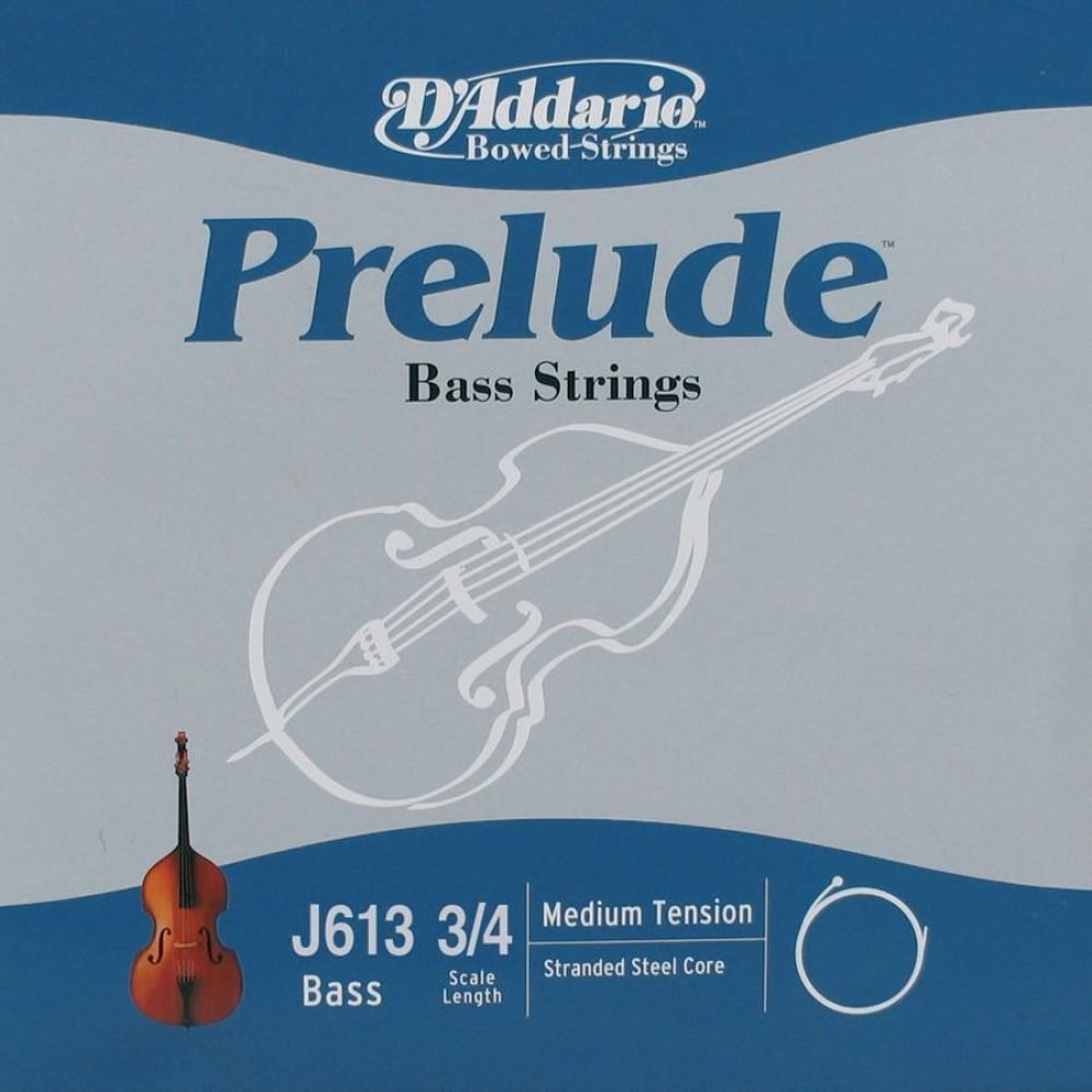 DADDARIO J613 KONTRABAS TEK TEL, 3/4, PRELUDE, A-(LA),  MEDIUM 3