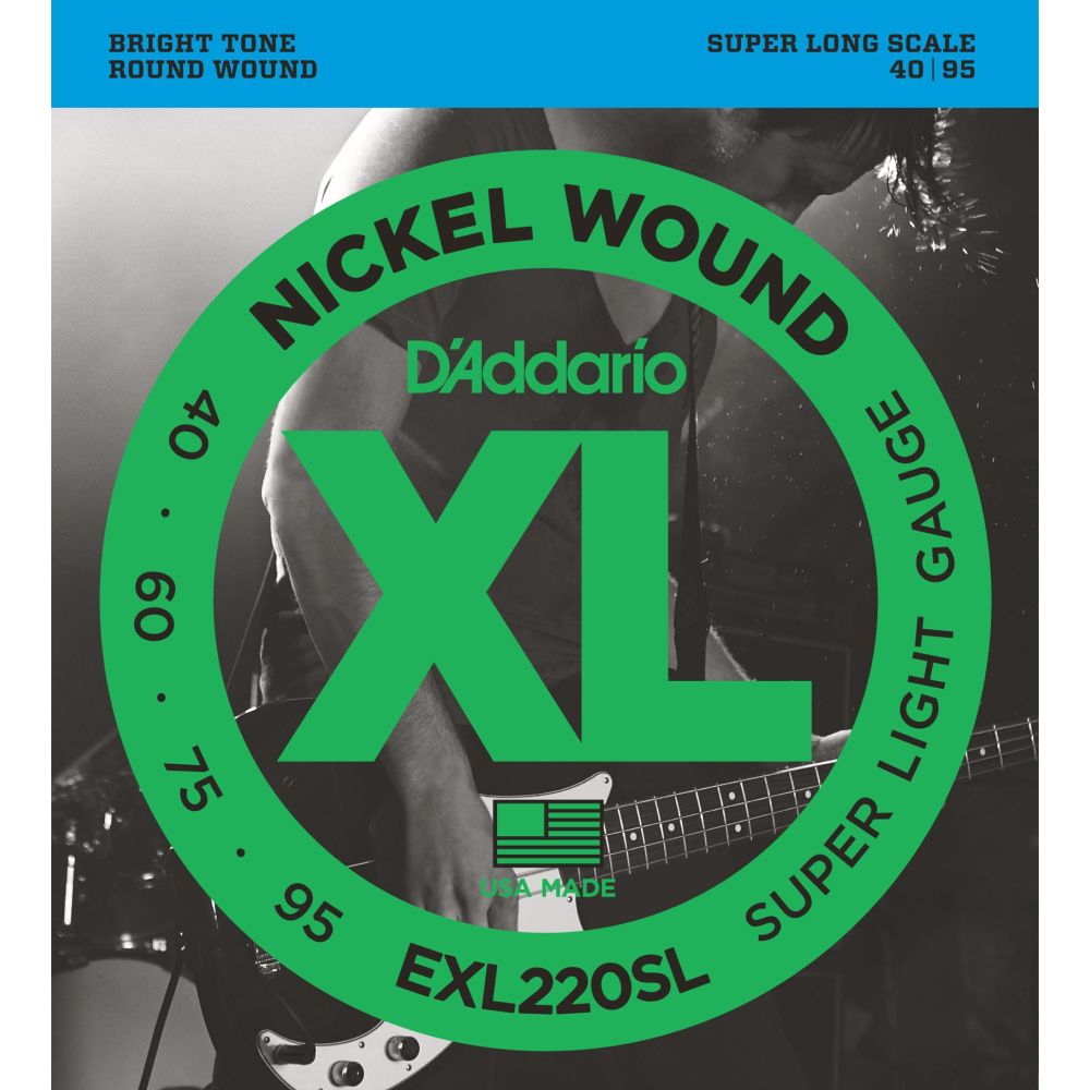 Daddario Exl220sl Bass Gitar Tel Seti, Xl, 40-95, Super Long 3