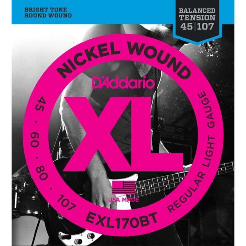 Daddario Exl170bt Bass Gitar Tel Seti, Xl, 45-107, Nickel 3