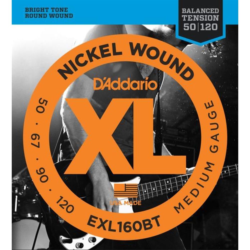 Daddario Exl160bt Bass Gitar Tel Seti, Xl, 50-120, Long Scale, Nickel 3