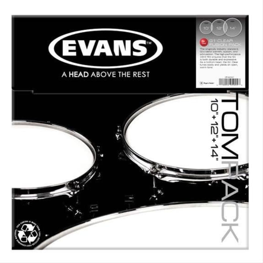 Evans Etp-Ec1Ctd-S Deri Seti (12+13+16) Tom Kumlu Standart Kit 3