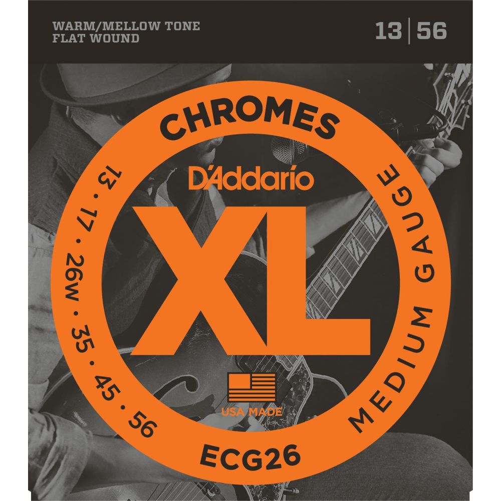 D’Addario ECG26 Elektro Gitar Tel Seti Chromes 13-56 Medium 3