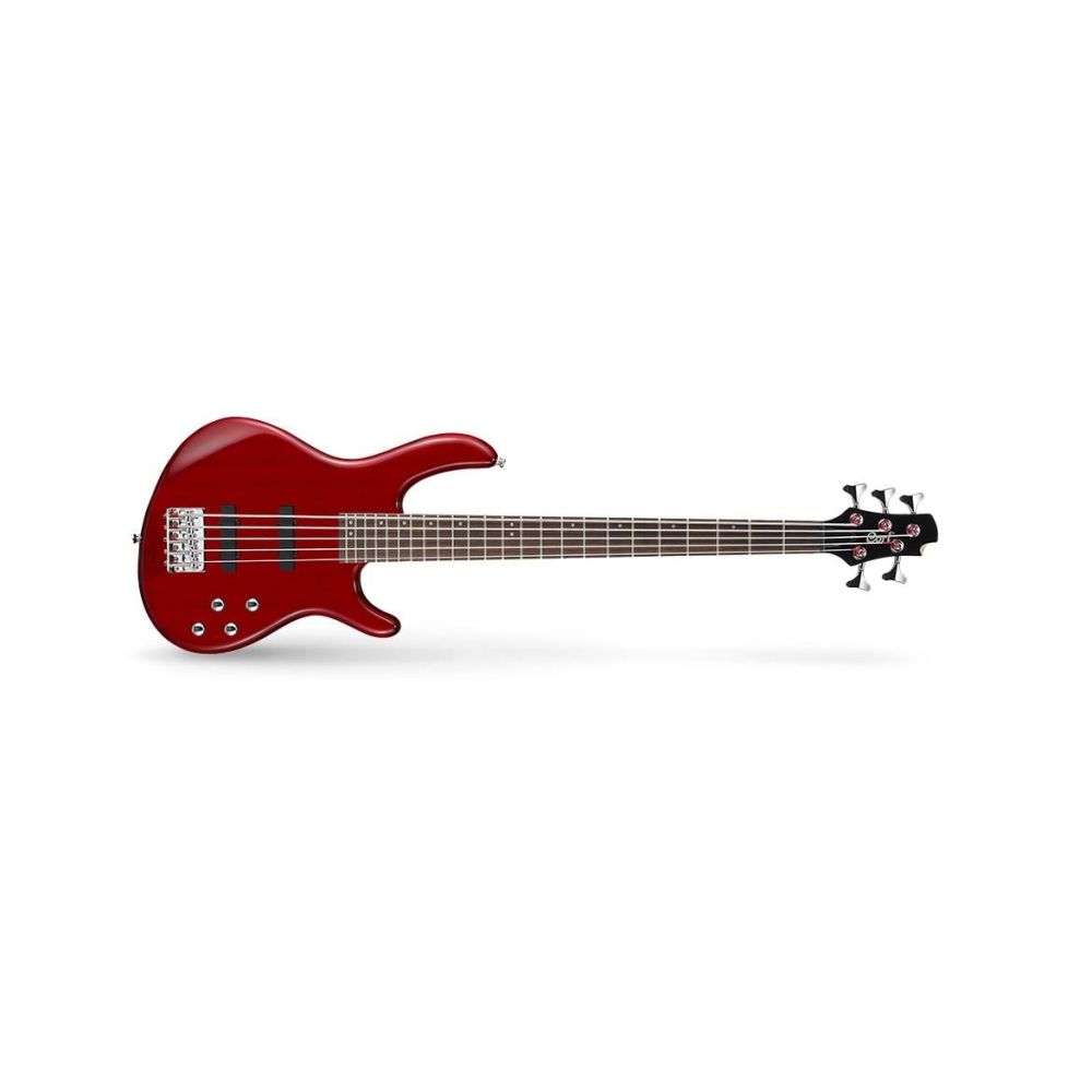Cort Ab5Plustr Bass Gitar, Aktif, 5 Telli, Trans Kırmızı 3
