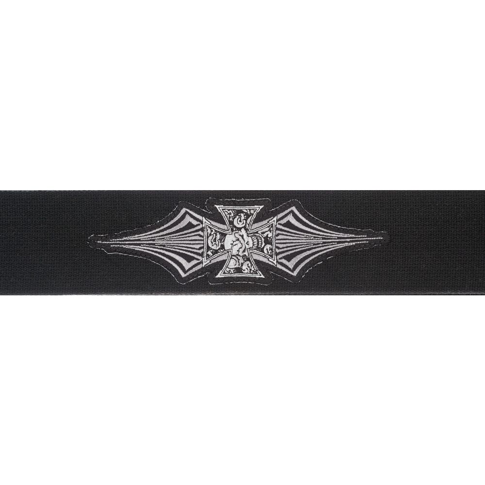 Planetwaves 64P02 Gitar Askısı, 64Mm, Dokuma Iron Cross 3