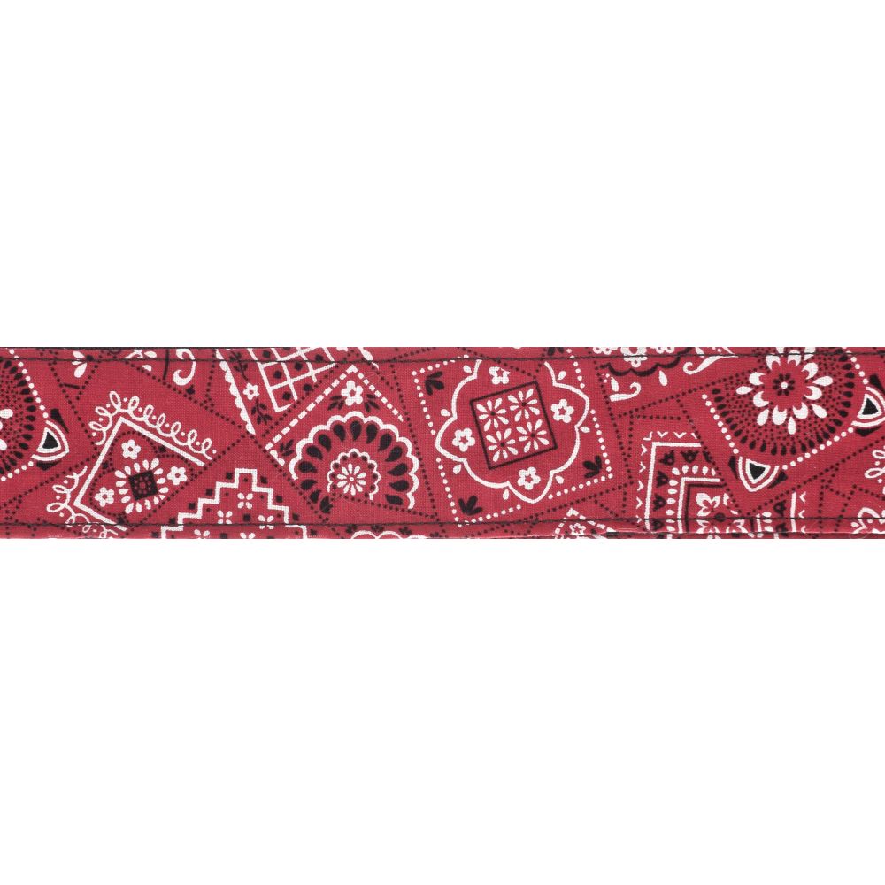 Planetwaves 50G02 Gitar Askısı, 50mm, Kırmızı Bandana 3