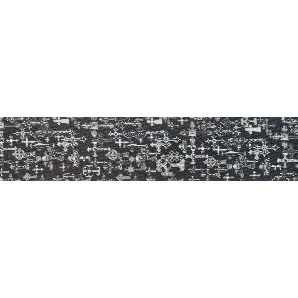 planet waves 50al02 gitar askısı, 50 mm, alchemy str-gothic cross 3