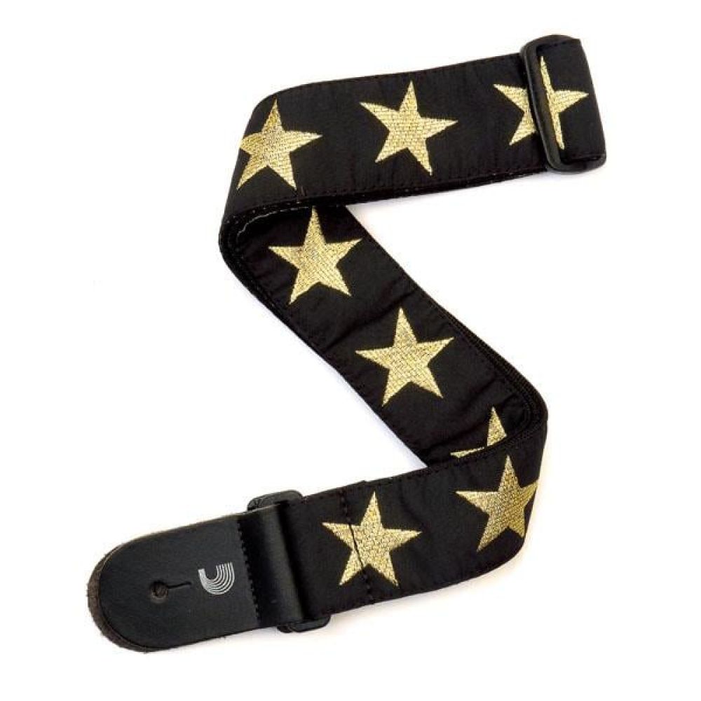 planet waves 20t05 gitar askısı, dokuma, gold star 3