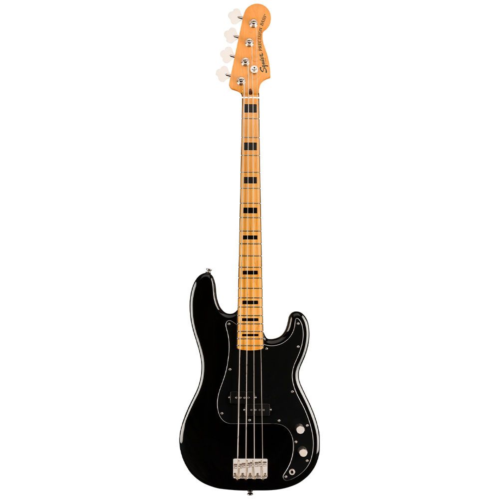 Squier Classic Vibe 70s Precision Bass Akçaağaç Klavye Black Bas Gitar 2