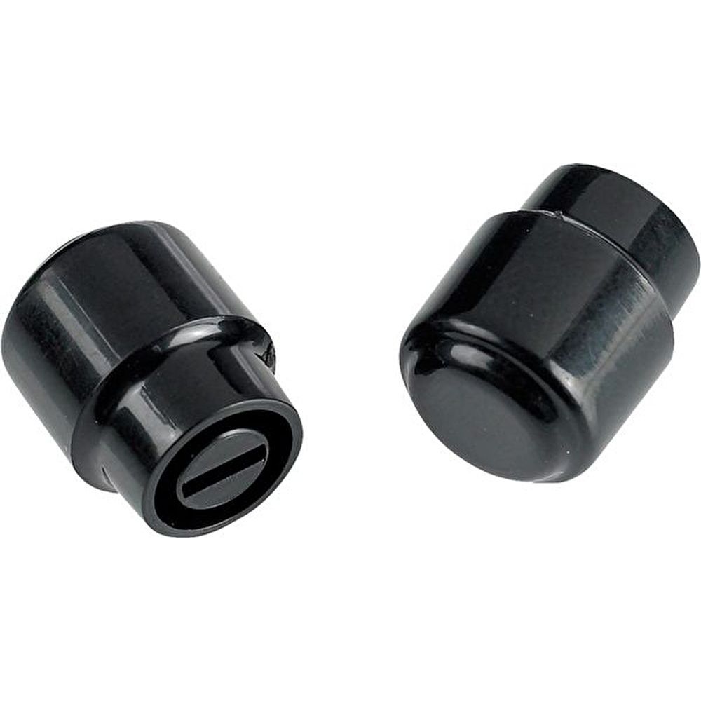 Fender Telecaster Barrel Switch Tips Black 2 Kontrol Düğmesi 2