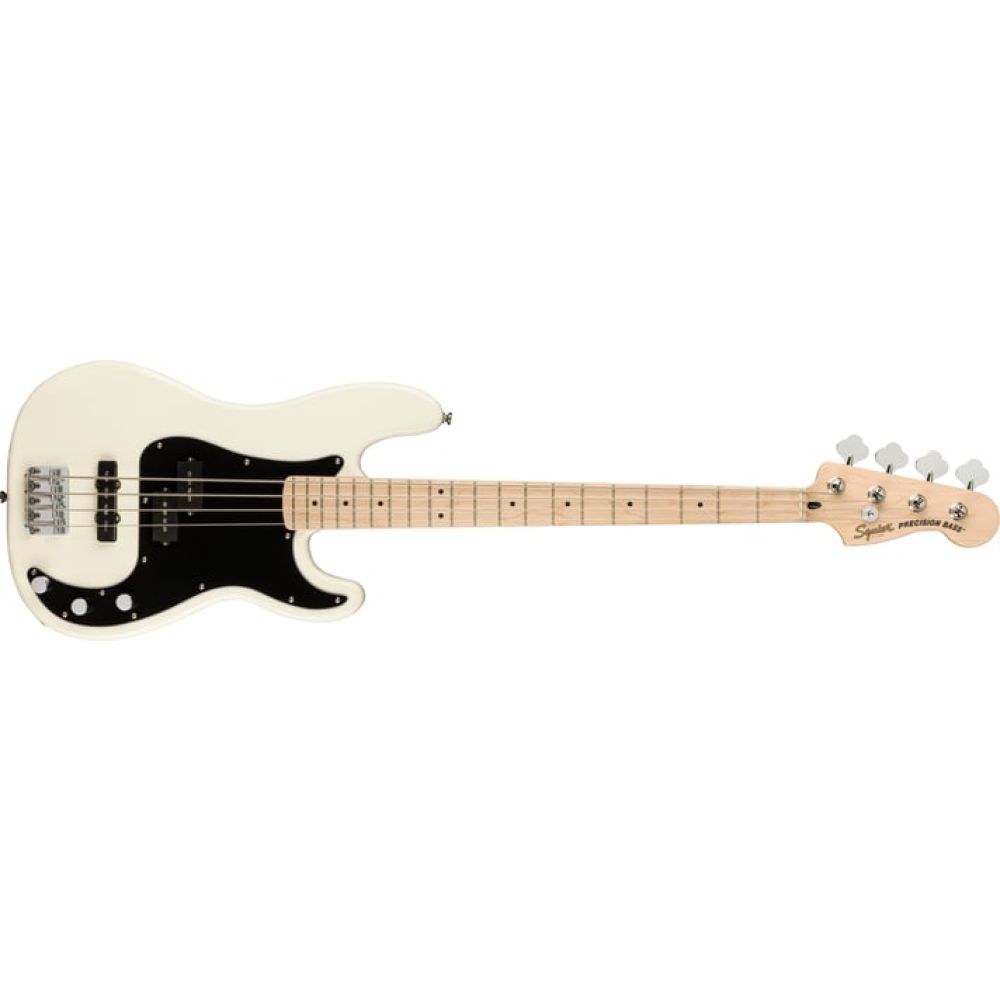 Squier Affinity Precision Bass PJ Akçaağaç Klavye Olympic White Bas Gitar 2