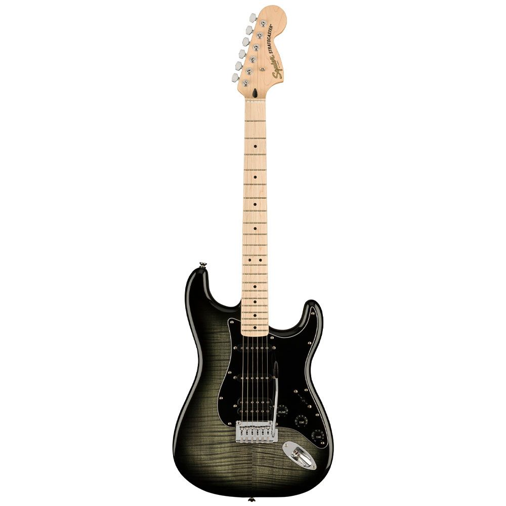 Squier Affinity Stratocaster FMT HSS Akçaağaç Klavye Black Burst Elektro Gitar 2