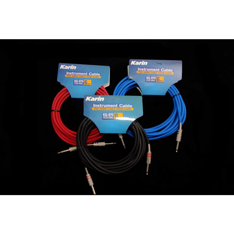 Karin KO970 - 6 Metre Enstruman Kablosu (Kırmızı) 2