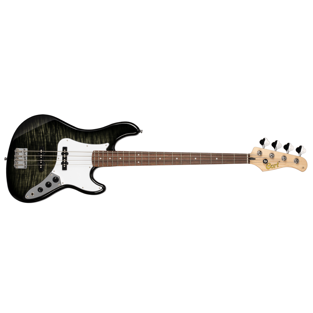 Cort Gb24Jj Tbk Bass Gitar, Trans Black 3