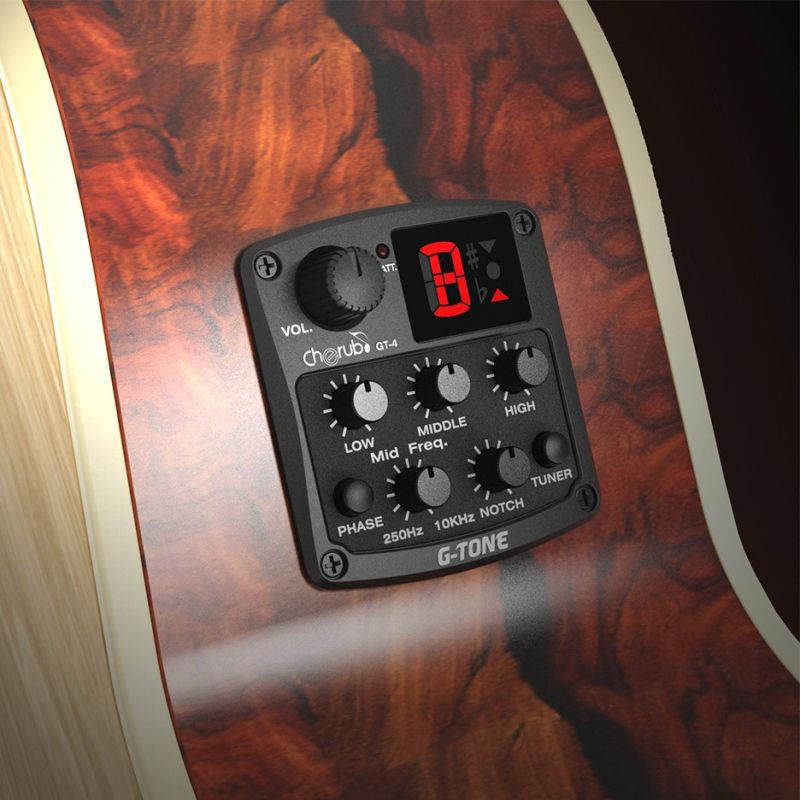 Cherub GT-4 Akustik Gitar Preamfi ve Tuner 3