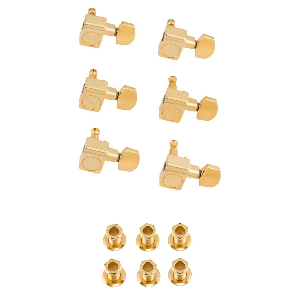 Fender American Standard Guitar Gold 6 Akort Burgusu 2