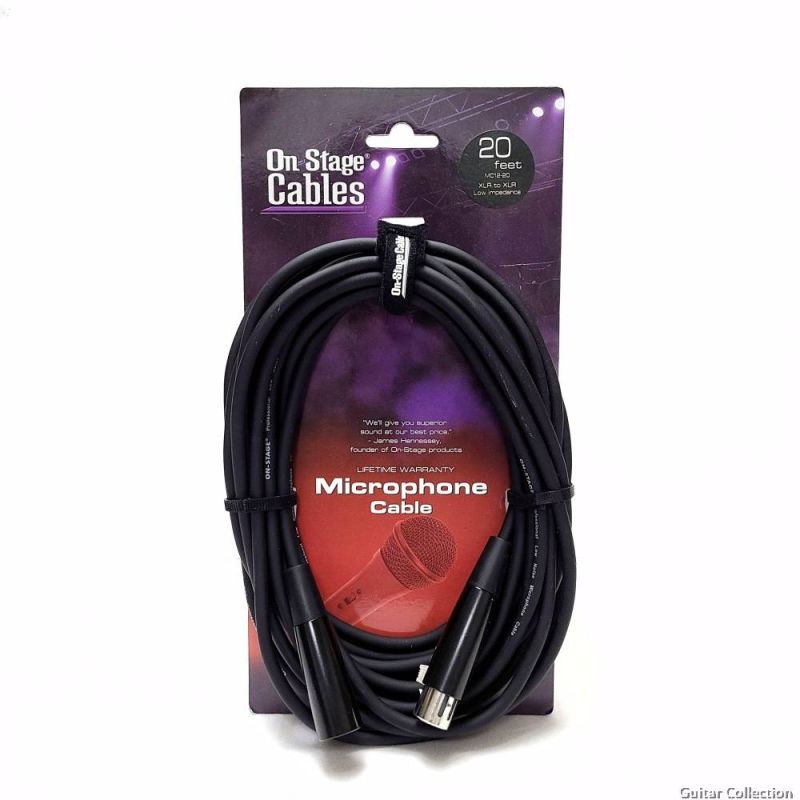 On Stage MC12-20XLR 6 Metre Mikrofon Kablosu 2