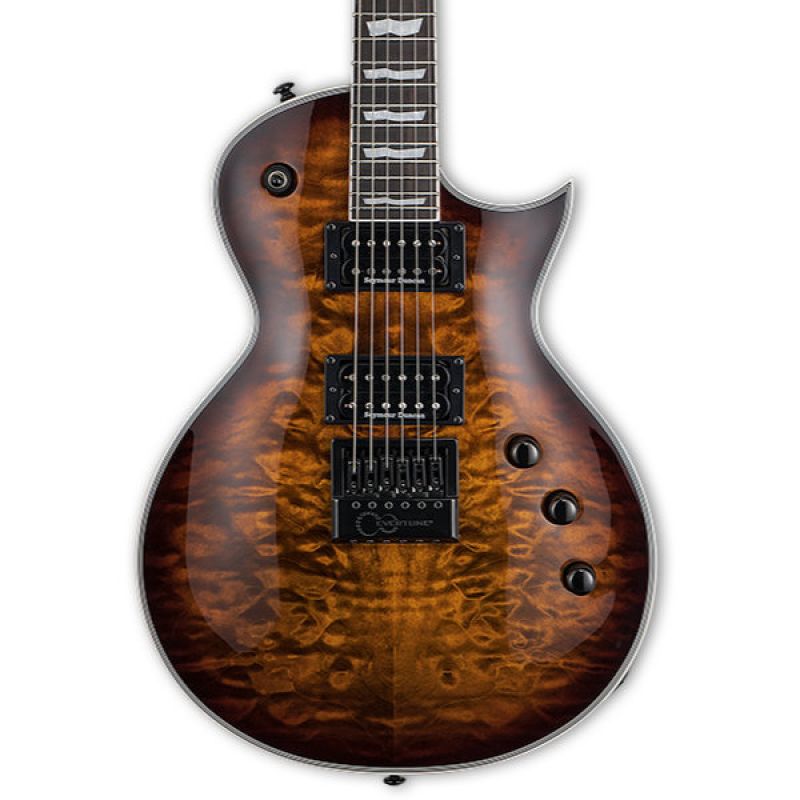 ESP LTD EC-1000 Evertune Dark Brown Sunburst Elektro Gitar 2
