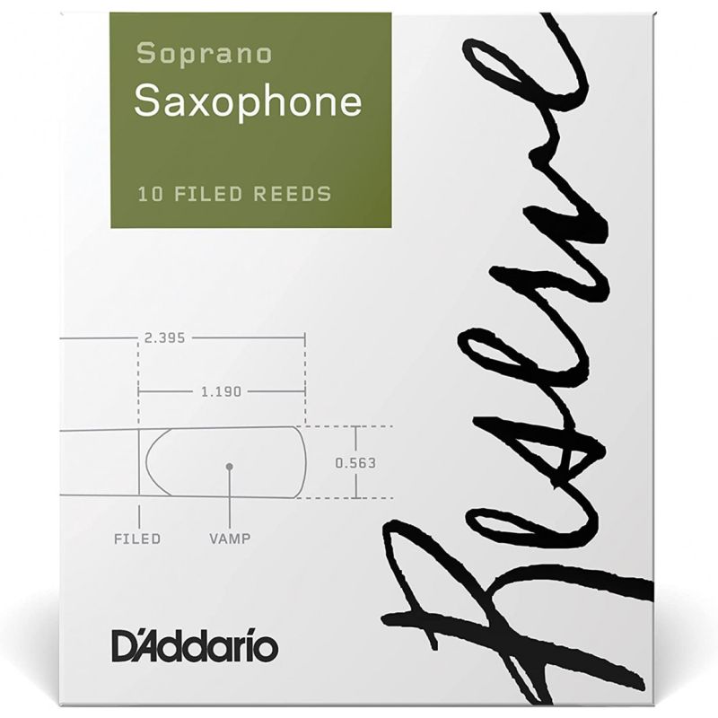 D\'Addario Woodwinds Reserve DIR1025 Soprano Saksafon Kamışı No: 2.5 2