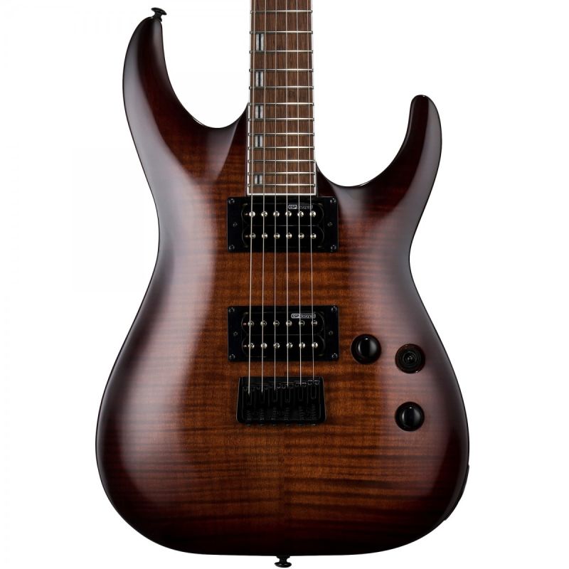 ESP LTD H-200FM Dark Brown Sunburst Elektro Gitar 2