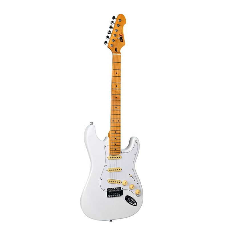 Dmx Guitars DAS 100 Polar White Elektro Gitar (Taşıma Çantası Hediyeli) 4