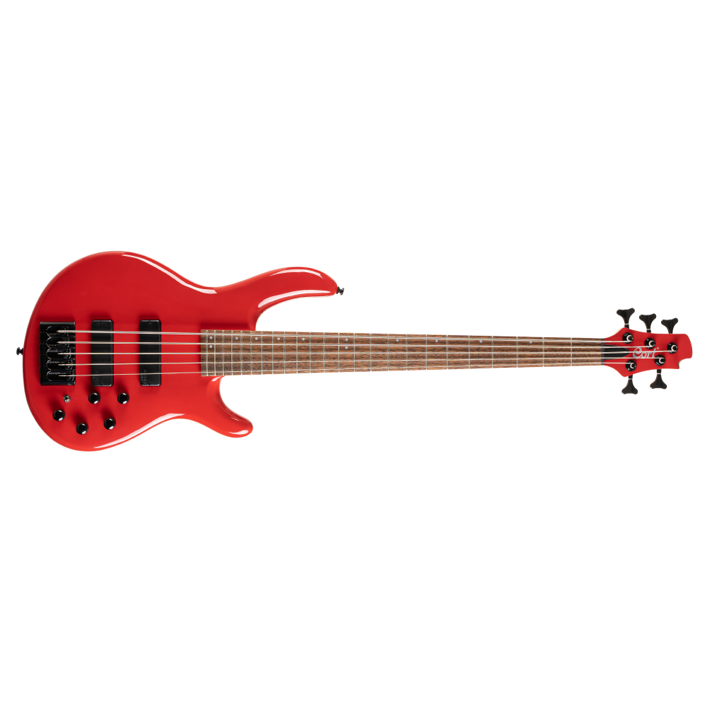 Cort C5 Deluxe Crd Bass Gitar, 5 Telli, Şeker Kırmızısı 3