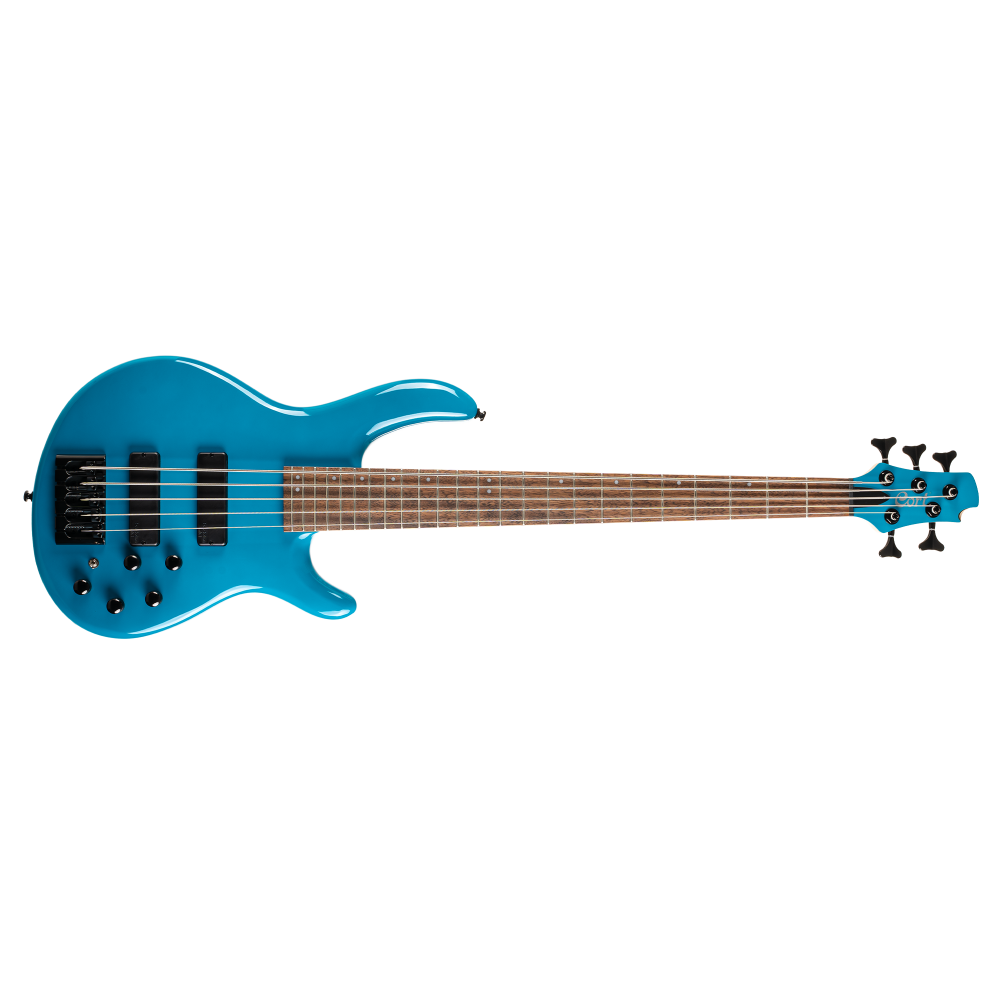 Cort C5 Deluxe Cbl Bass Gitar, 5 Telli, Şeker Mavisi 3