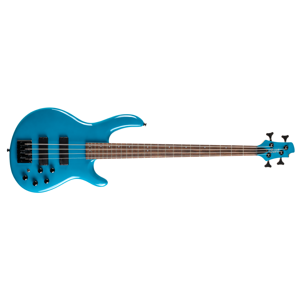 Cort C4 Deluxe Cbl Bass Gitar, 4 Telli, Şeker Mavisi 3