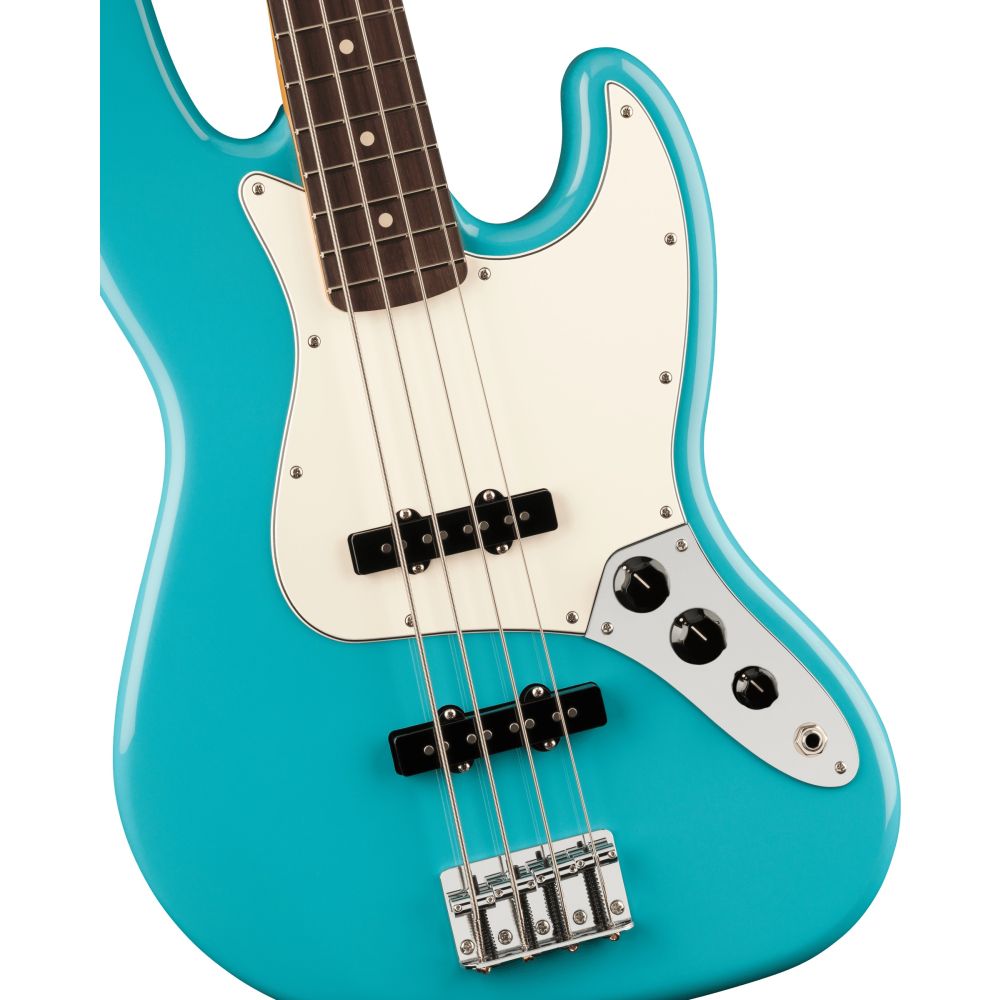 Fender Player II Jazz Bass Gülağacı Klavye Aquatone Blue Bas Gitar 3