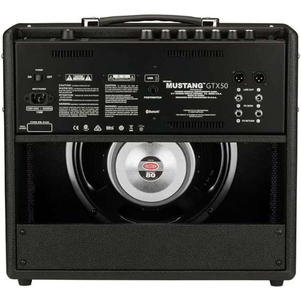 Fender Mustang GTX50 UK Elektro Gitar Amfisi 4