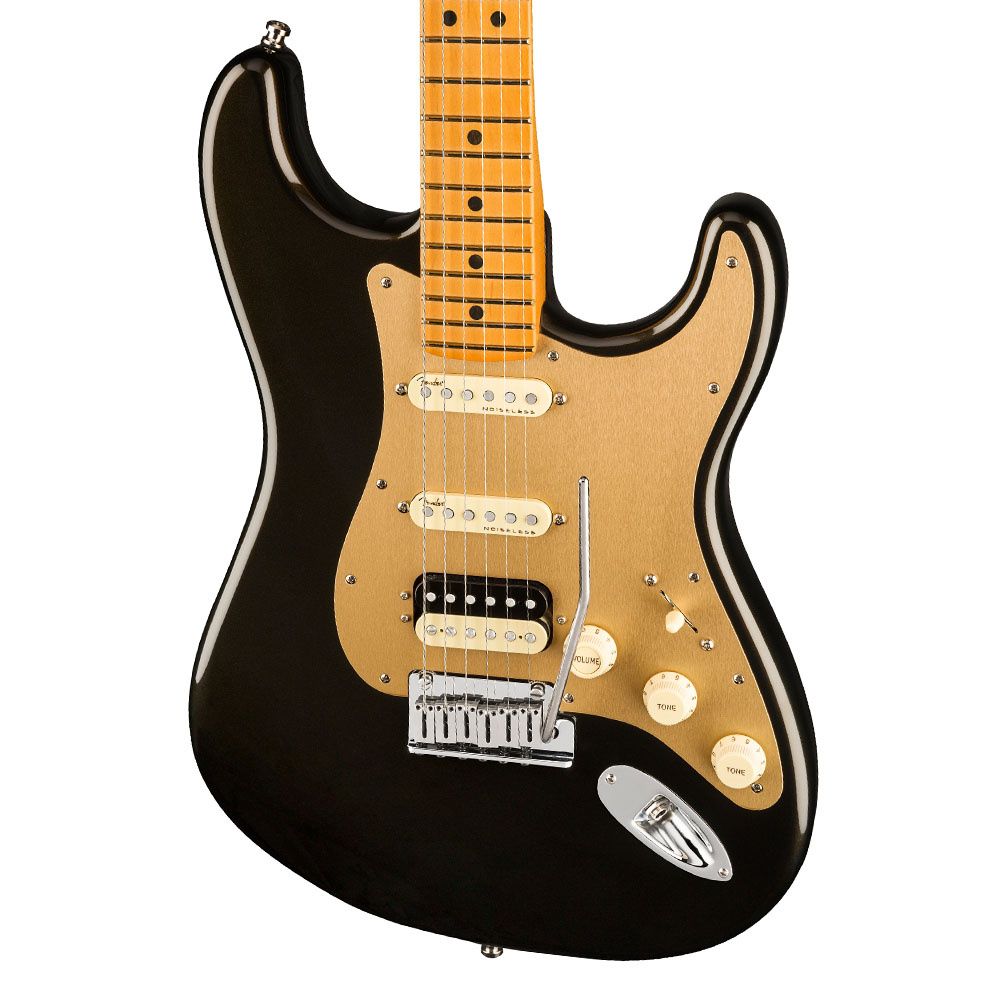 Fender American Ultra Stratocaster HSS Akçaağaç Klavye Texas Tea Elektro Gitar 4