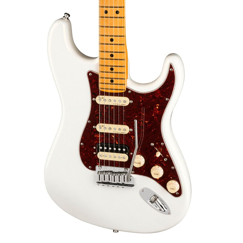 Fender American Ultra Stratocaster HSS Akçaağaç Klavye Arctic Pearl Elektro Gitar 4