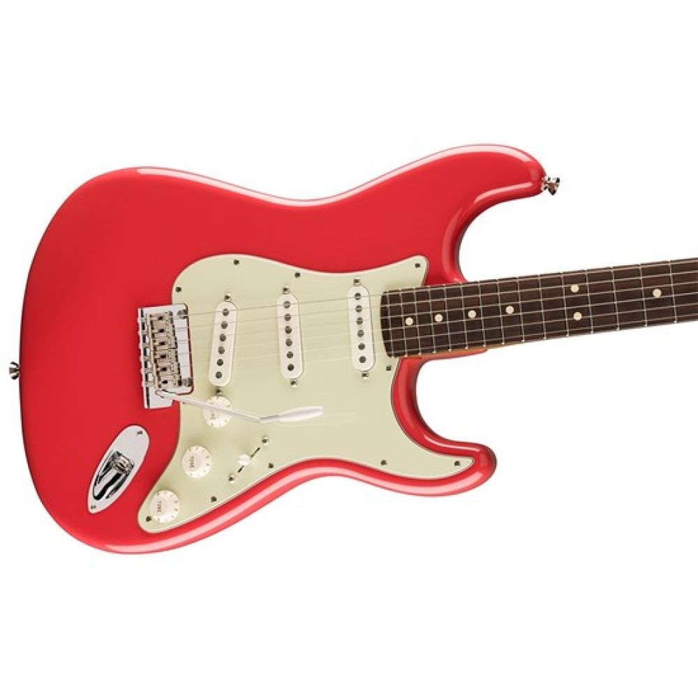Fender Limited Edition American Professional II Stratocaster Roasted Akçaağaç Sap Gülağacı Klavye Fiesta Red Elektro Gitar 3