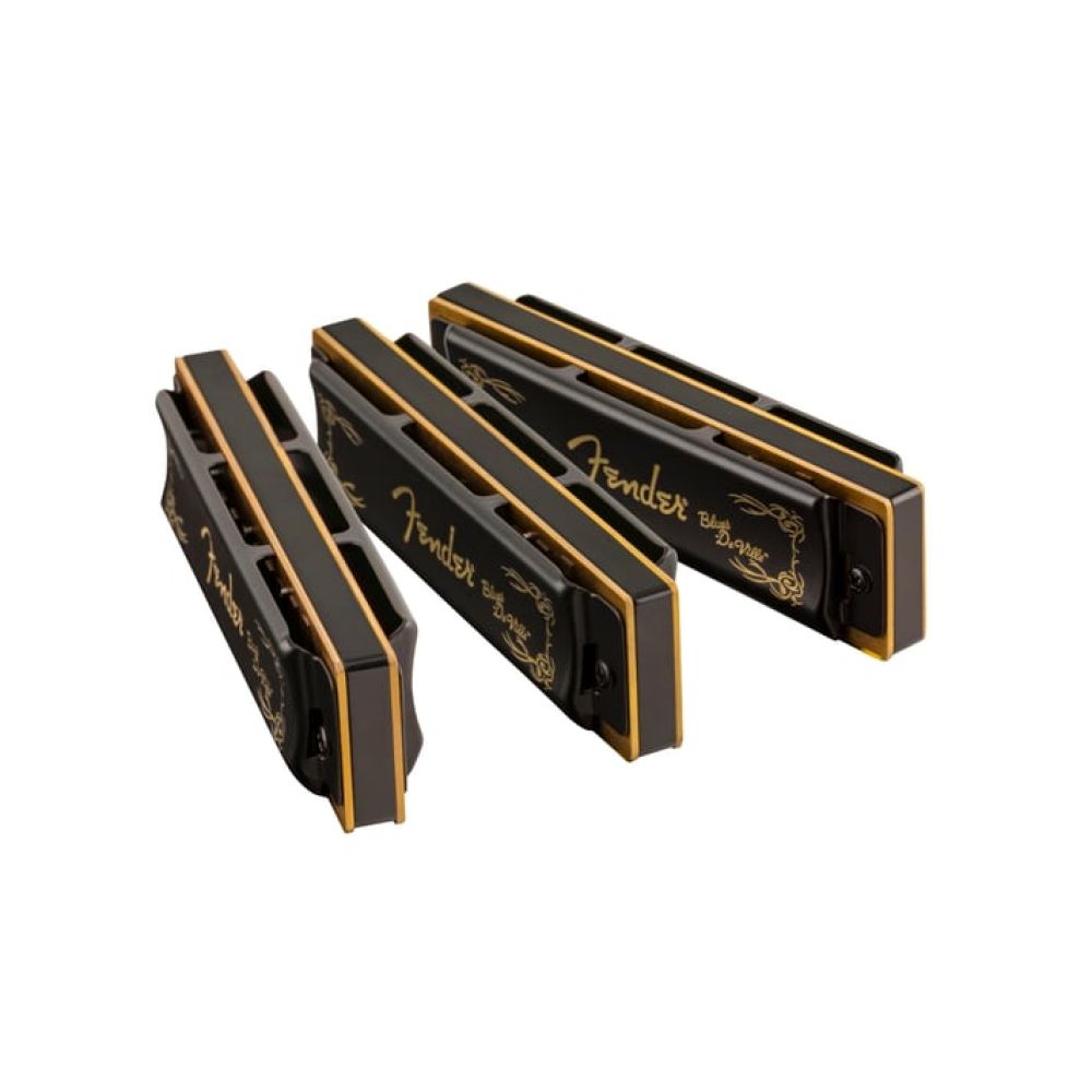 Fender Blues DeVille 3 Adet Çantalı C G A Mızıka Seti 5