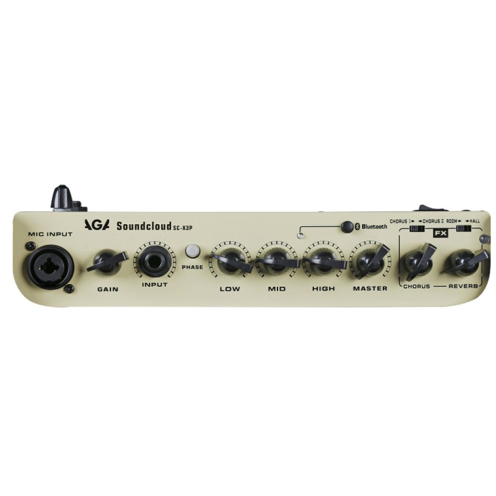 AGA SCX3P Bluetooth'lu 40W Pille Çalışabilen Akustik Amplifikatör 5