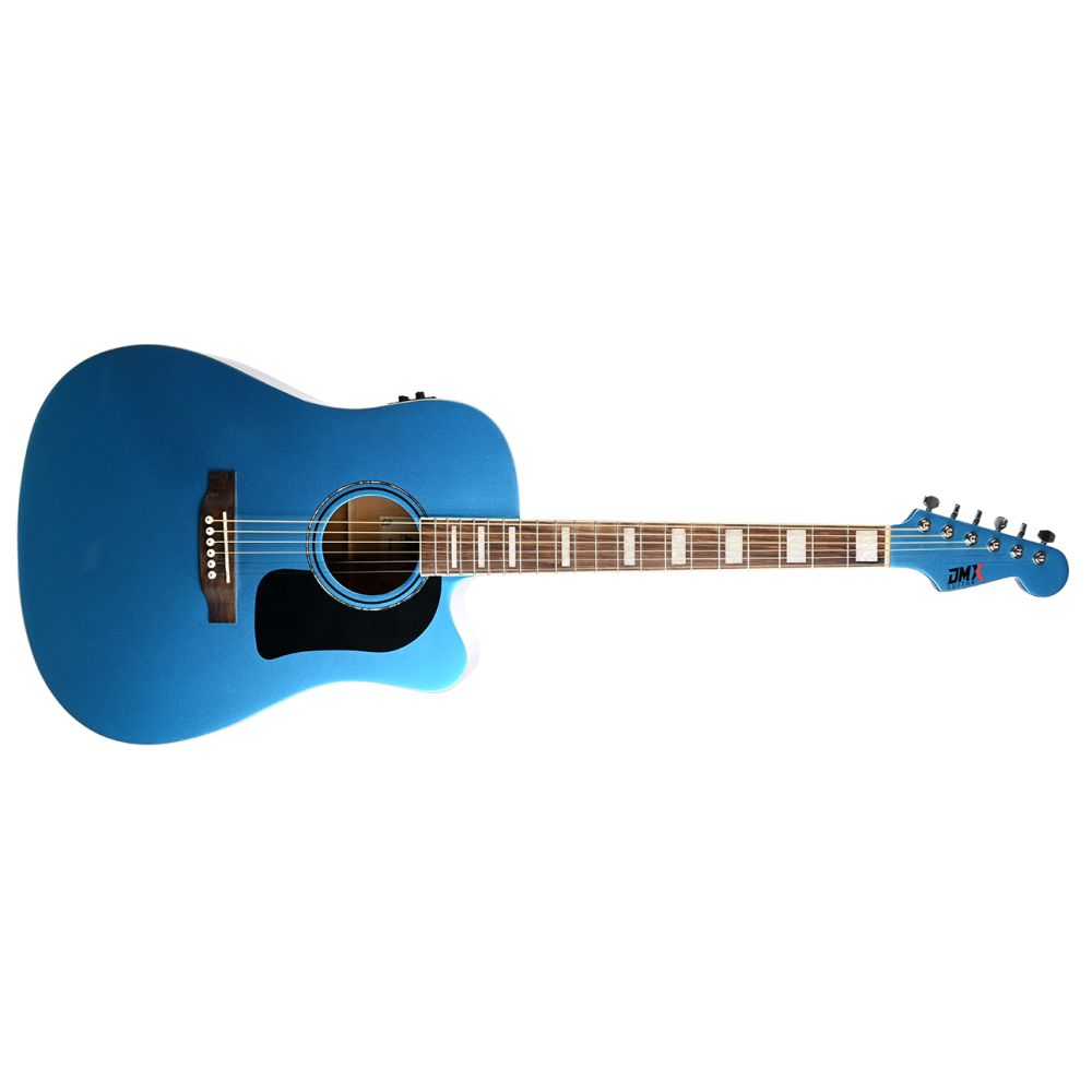DMX Guitars DAG100CE BL Elektro Akustik Gitar (Blue) 3