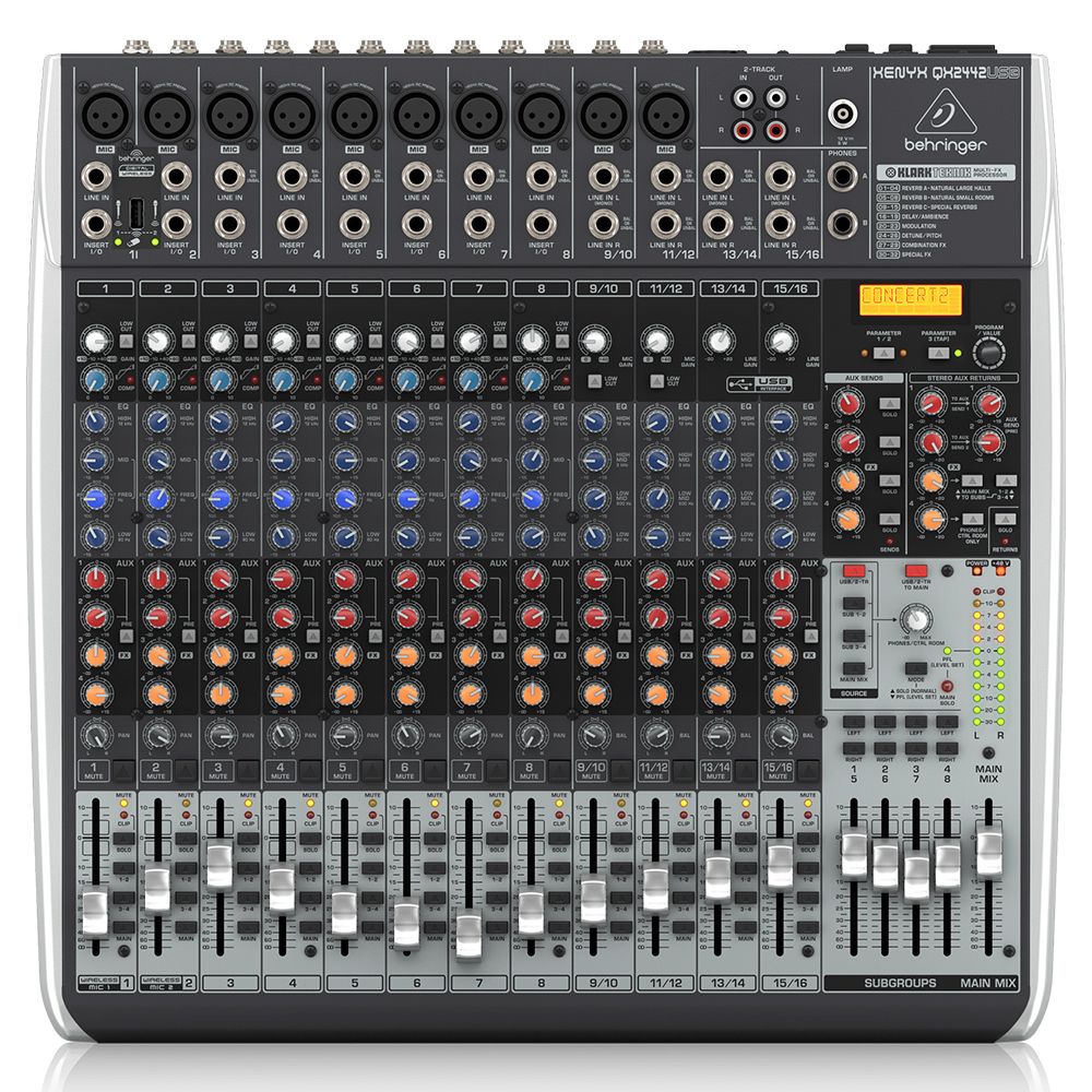 BEHRINGER QX2442USB XENYX  Analog Mixer 2